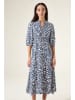 Garcia Kleid in Weiß/ Blau