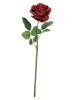 Bizzotto Sztuczna gałązka ''Rose Ofelia'' w kolorze zielono-czerwonym -dł. 43 cm