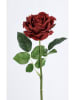 Bizzotto Kunstzweig ''Rose Ofelia'' in Grün/ Rot - (L)43 cm