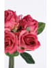 Bizzotto Kunststrauß ''Ofelia'' roze - (H)28 x Ø 22 cm
