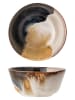 Bloomingville Miska "Jules" w kolorze jasnobrązowo-granatowym - Ø 13 cm