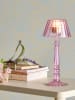 Bloomingville Teelichthalter "Cisco Votive" in Rosa - (H)23,5 x Ø 10,5 cm