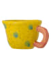 Bloomingville Tasse ''Nini'' in Gelb/ Grün - 100 ml