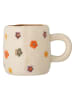 Bloomingville Tasse ''Addy'' in Weiß/ Orange - 130 ml