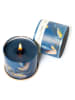 Bloomingville Duftkerze "Citrus Crush" in Blau - 335 g
