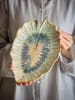 Bloomingville Serveerplateau "Dorreen" blauw/beige - (L)31 x (B)19,5 cm