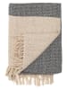 Bloomingville Woondeken ''Matt'' beige/grijs - (L)160 x (B)130 cm