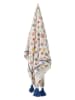 Bloomingville Woondeken ''Cherry'' wit/meerkleurig - (L)160 x (B)130 cm
