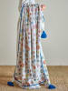 Bloomingville Woondeken ''Cherry'' wit/meerkleurig - (L)160 x (B)130 cm