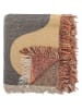Bloomingville Woondeken ''Arni'' beige/oranje/zwart - (L)160 x (B)130 cm