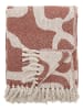 Bloomingville Wohndecke ''Salobre'' in Creme/ Hellbraun - (L)160 x (B)130 cm