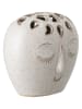Bloomingville Vase "Elissa" in Weiß - (B)15,5 x (H)10 x (T)14,5 cm