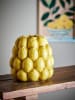 Bloomingville Vase "Limone" in Gelb - (H)22 x Ø 22 cm