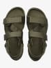 Groundies Skórzane buty barefoot "Trace" w kolorze khaki