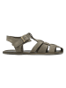 Groundies Leren barefootschoenen "Catania" kaki