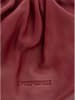 Zwillingsherz Leder-Umhängetasche "City Nights" in Bordeaux - (B)20 x (H)7 x (T)14 cm