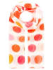 Zwillingsherz Schal "Punkte" in Weiß/ Rot/ Pink - (L)180 x (B)84 cm