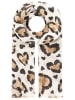Zwillingsherz Schal "Herzchen Leo" in Hellbraun/ Creme - (L)180 x (B)90 cm