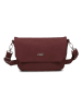 Zwei Torebka "M40" w kolorze bordowym - 28 x 15 x 9 cm