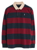 Polo Club Poloshirt in Rot/ Creme/ Dunkelblau