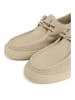 Polo Club Leder-Schnürschuhe in Beige