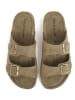 Polo Club Leder-Sandalen in Khaki