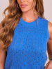 Milan Kiss Gebreide top blauw