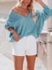Milan Kiss Pullover in Hellblau