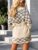 Milan Kiss Cardigan in Beige
