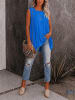 Milan Kiss Blusentop in Blau