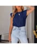 Milan Kiss Bluse in Dunkelblau
