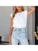 Milan Kiss Bluse in Weiß