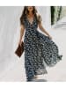 Milan Kiss Kleid in Schwarz/ Creme