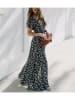 Milan Kiss Kleid in Schwarz/ Creme