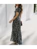 Milan Kiss Kleid in Schwarz/ Creme