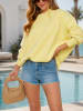 Milan Kiss Pullover in Gelb