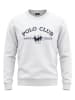 HARVEY MILLER POLO CLUB Sweatshirt in Weiß