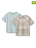 Wheat 2-delige set: shirts "Fabian" lichtblauw/beige