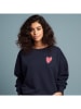 WOOOP Sweatshirt in Dunkelblau