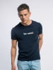 WOOOP Shirt in Dunkelblau