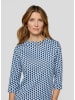 Rabe Longsleeve in Dunkelblau/ Hellblau