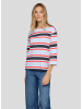 Rabe Longsleeve in Hellblau/ Dunkelblau/ Rot