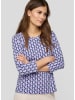 Rabe Longsleeve in Flieder/ Dunkelblau