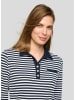 Rabe Longsleeve in Dunkelblau/ Weiß