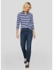 Rabe Longsleeve in Flieder/ Dunkelblau