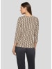 Rabe Longsleeve in Beige/ Schwarz