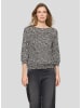 Rabe Bluse in Schwarz/ Weiß