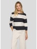 Rabe Longsleeve in Schwarz/ Creme