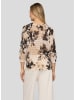 Rabe Pullover in Beige/ Schwarz