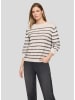 Rabe Pullover in Creme/ Schwarz